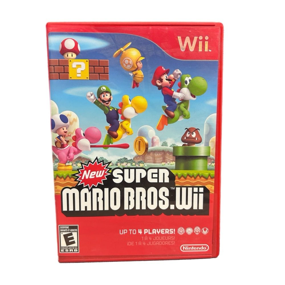 New Super Mario Bros Wii Nintendo Wii game 2009 Red case Complete | Finer Things Resale