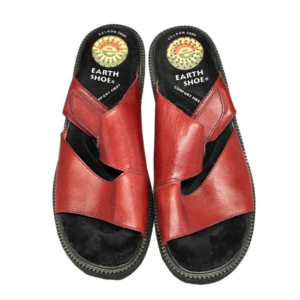 Earth Shoes Willow Gelron Slide Sandals WOMENS SIZE 10