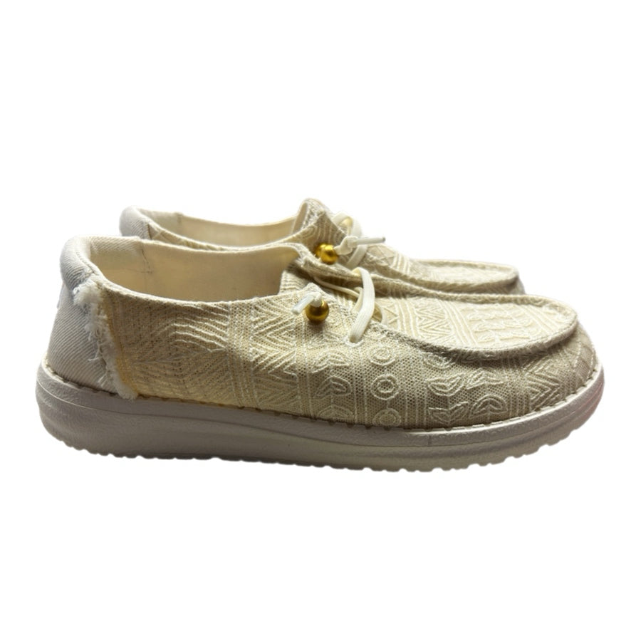 Hey Dude Wendy Crochet Lace Loafer Shoes SIZE 7