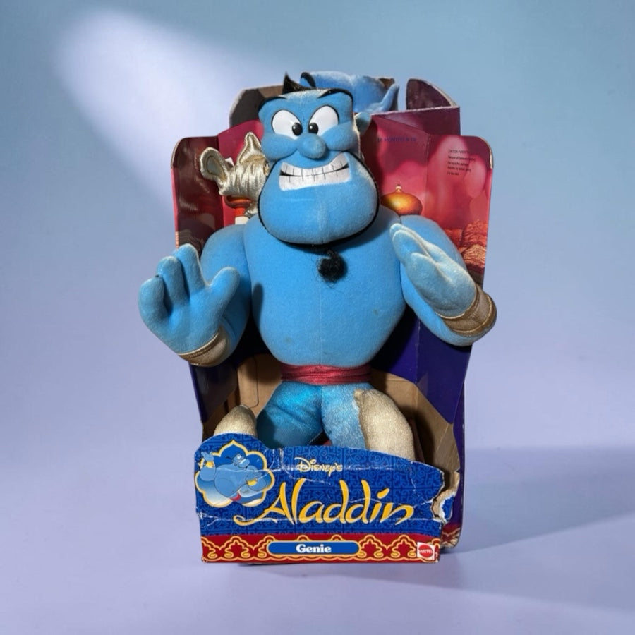 1992  Mattel Disney Aladdin Genie Plush Doll Original Box Robin Williams 5883