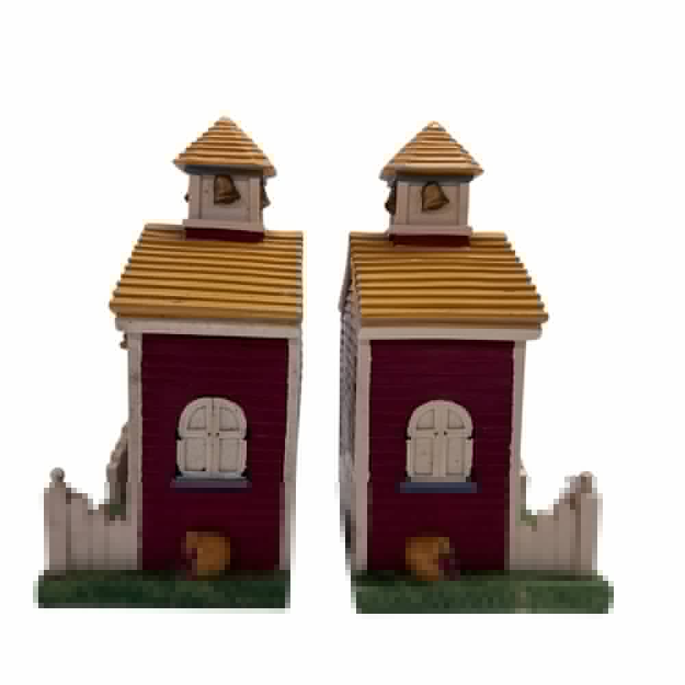 Zondervan Inspirio Schoolhouse Bookends VINTAGE 2005 | Finer Things Resale