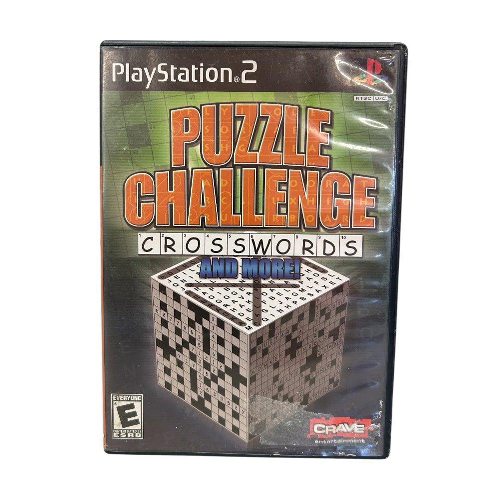 Puzzle Challenge Crosswords and More! Playstation 2 game Sony 2006 | Finer Things Resale