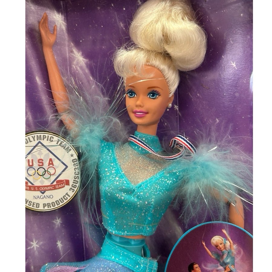 Olympic USA Skater Barbie Doll Nagano Olympics 1997 Mattel #18501 NRFB | Finer Things Resale