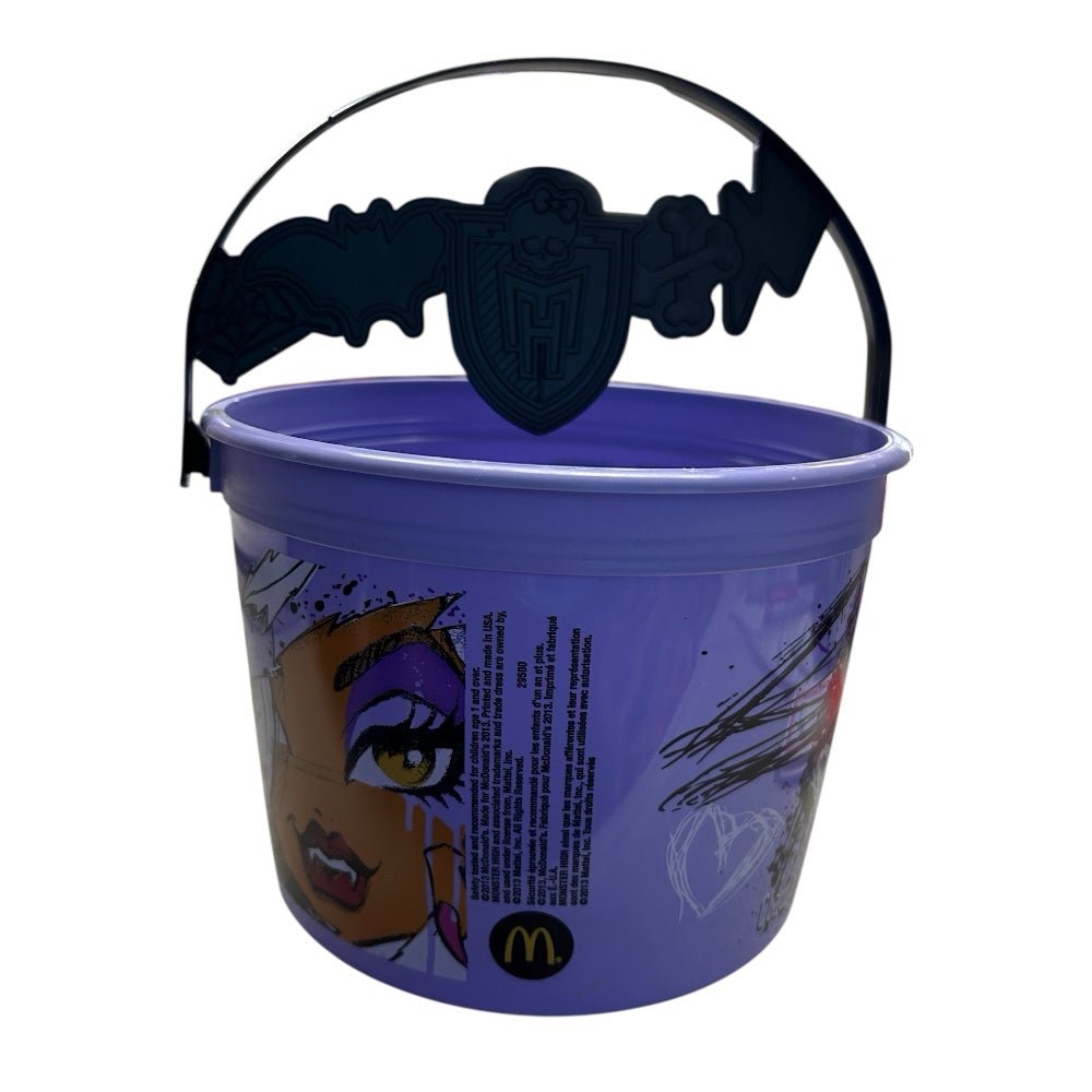 Monster High Clawdeen Wolf McDonalds Happy Meal Halloween Candy Bucket Pail 2013 | Finer Things Resale
