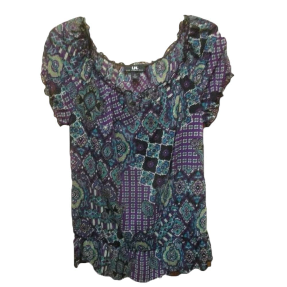 I.N. San Francisco short sleeve shirt SIZE MEDIUM NWT! | Finer Things Resale