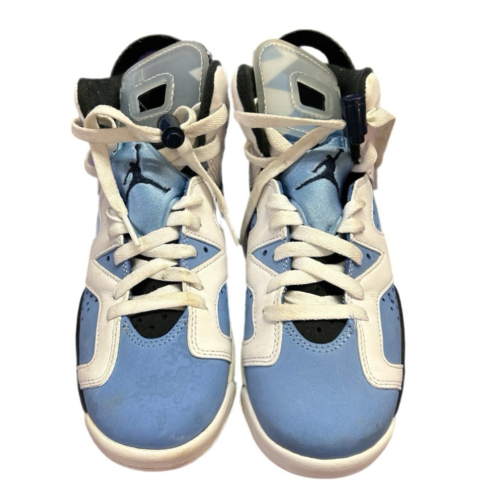 Nike Air Jordan 6 Retro UNC White University Blue Basketball Sneakers Shoes 5Y | Finer Things Resale