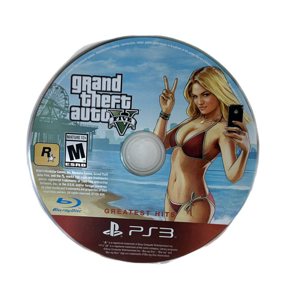 Grand Theft Auto V Sony Playstation 3  PS3 game 2013 Rated M 17+ | Finer Things Resale