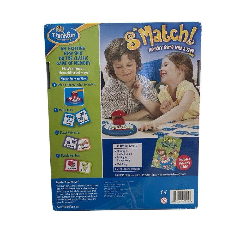 S'Match! Memory Game with a Spin Think Fun Complete | Finer Things Resale