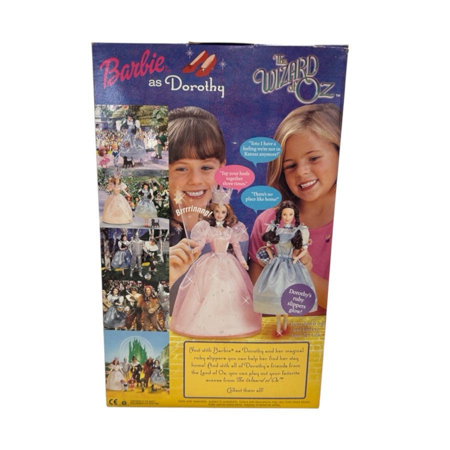 Barbie as Dorothy Wizard of Oz 1999 Doll Talking Lights Up 25812 Mattel 1999 NEW | Finer Things Resale