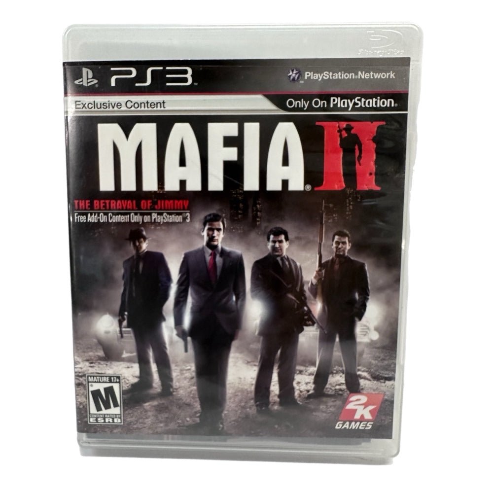 Mafia II The Betrayal of Jimmy Playstation 3 PS3 game 2010 Rated M 17+ | Finer Things Resale