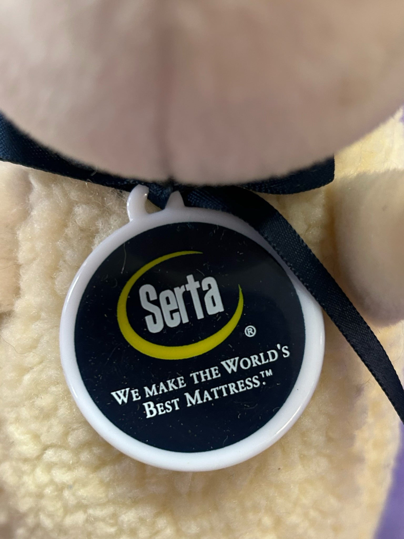 Serta Mattress 80 Years & Counting plush stuffed sheep #80 | Finer Things Resale