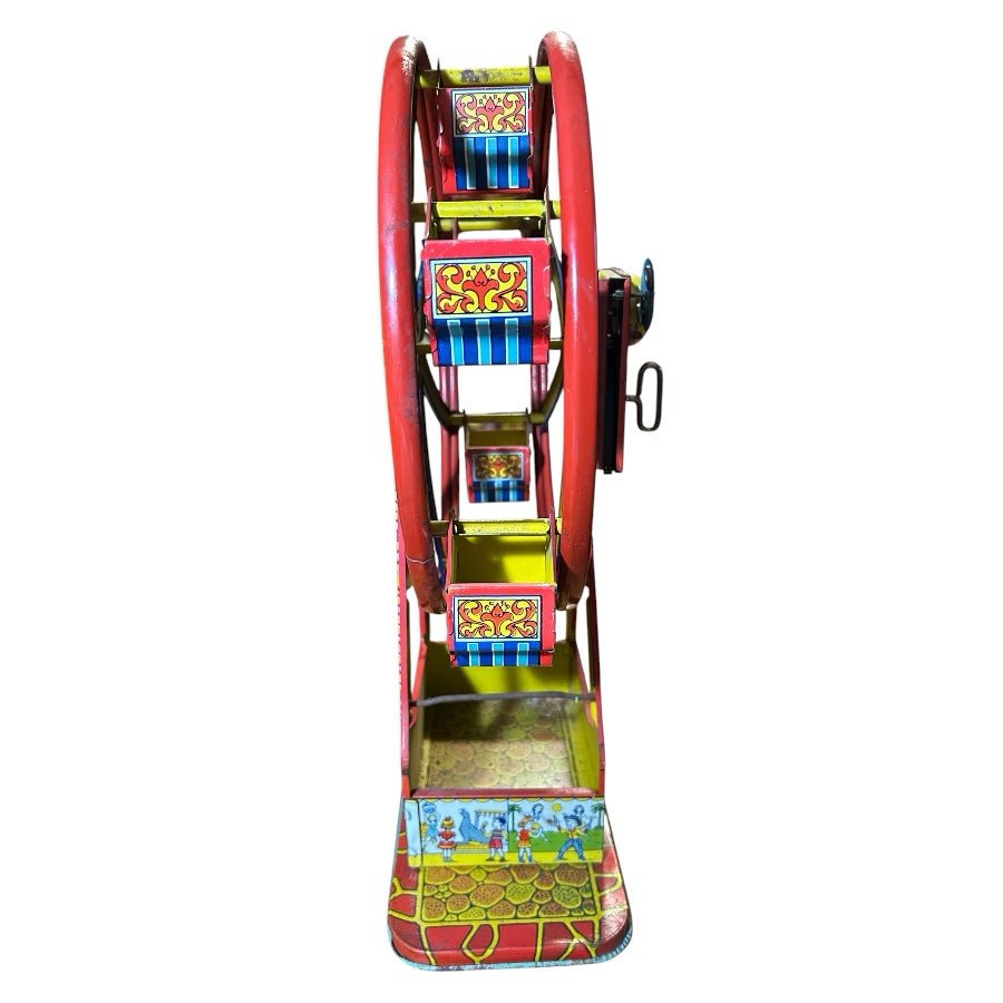 J.Chein Tin Litho Hercules Ferris Wheel Wind-Up toy VINTAGE 1930's | Finer Things Resale