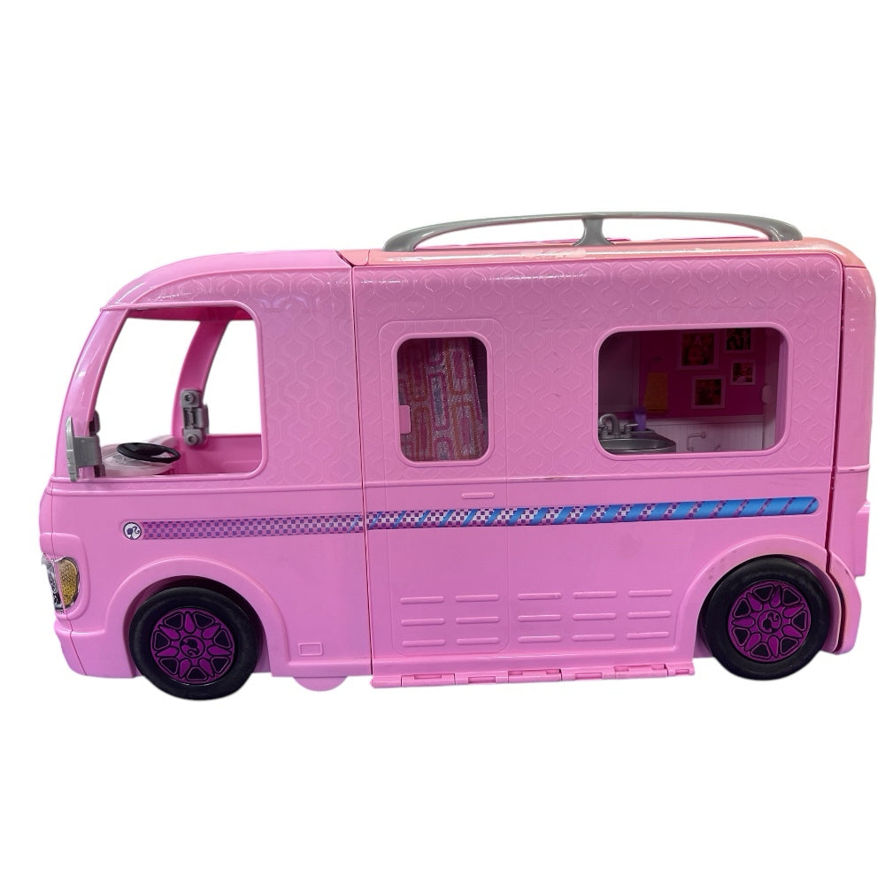 Barbie Dream Camper Motor Home Van Playset with pool Mattel 2016 FBR34