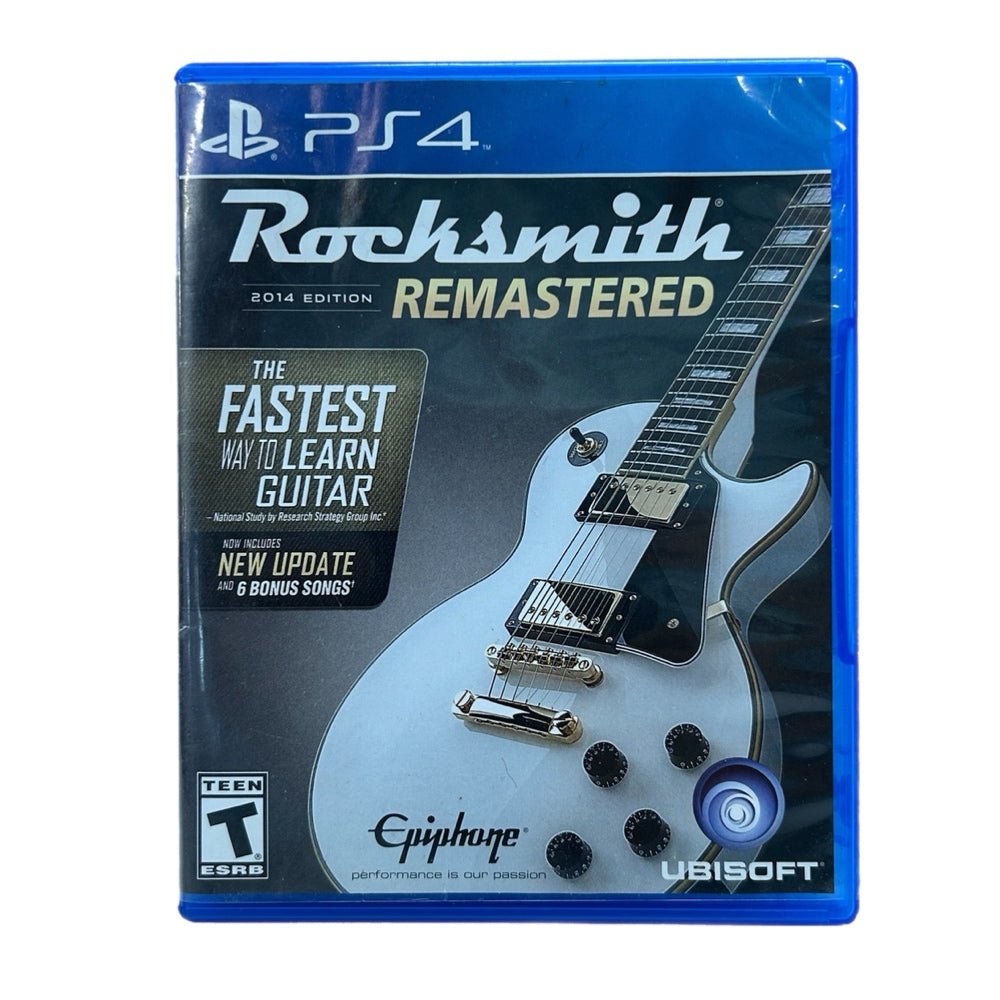 Rocksmith Remastered Sony Playstation 4 PS4 game 2014 Rated T | Finer Things Resale