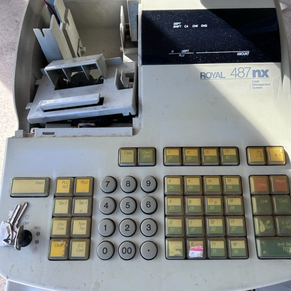 Royal 487nx cash register REPLACEMENT MA & OP Keys | Finer Things Resale