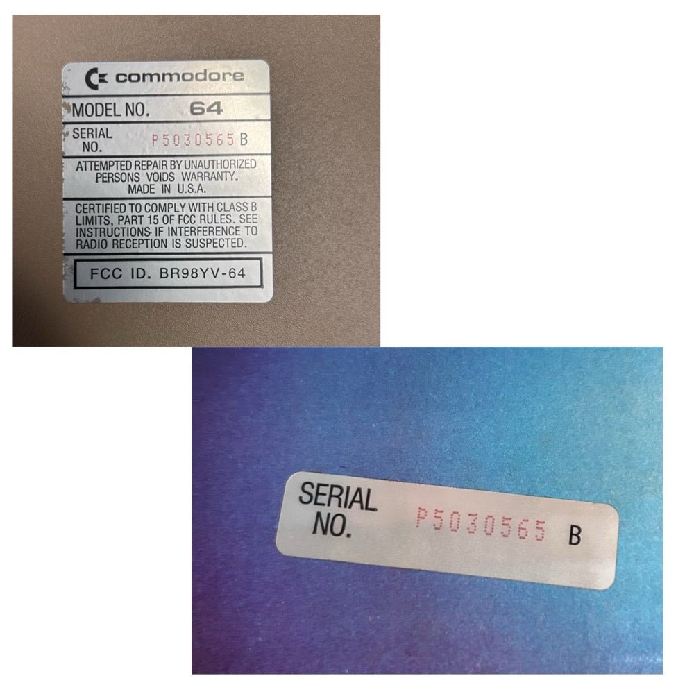 Commodore 64 Personal Computer with power cord in Original Box Matching SN | Finer Things Resale