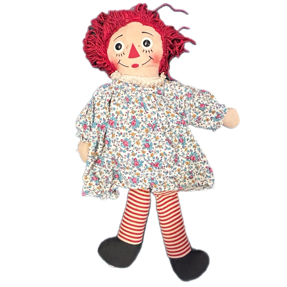 Knickerbocker Raggedy Ann Soft Doll 32 inch VINTAGE 1960s RARE HTF | Finer Things Resale