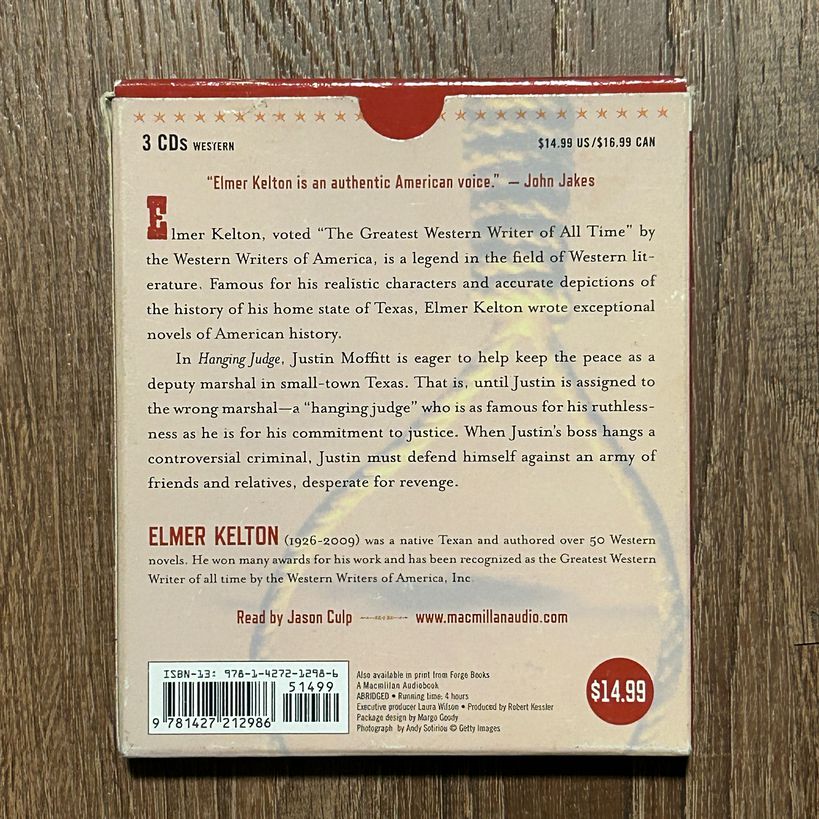 Elmer Kelton Western Audio Books Lot of 4 Western Graphic Novels | Finer Things Resale