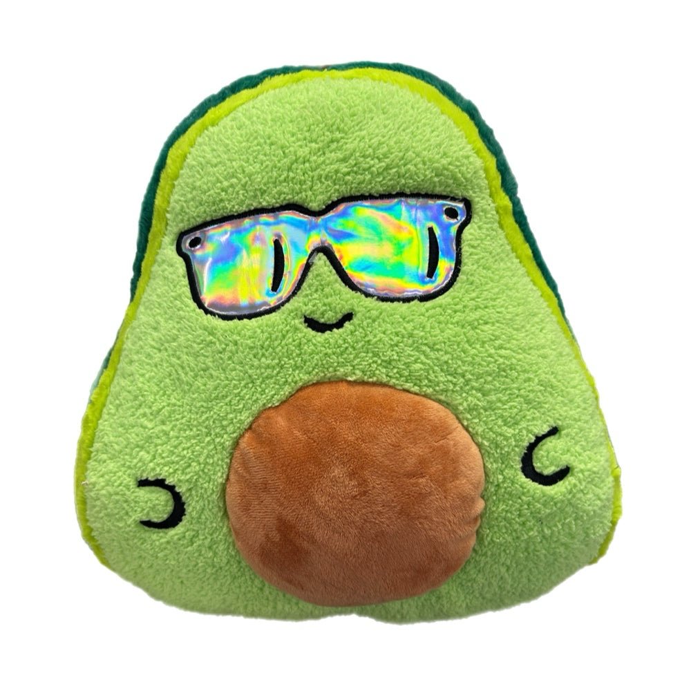 Avocado with sunglasses  plush stuffed animal pillow Foodies collectible | Finer Things Resale