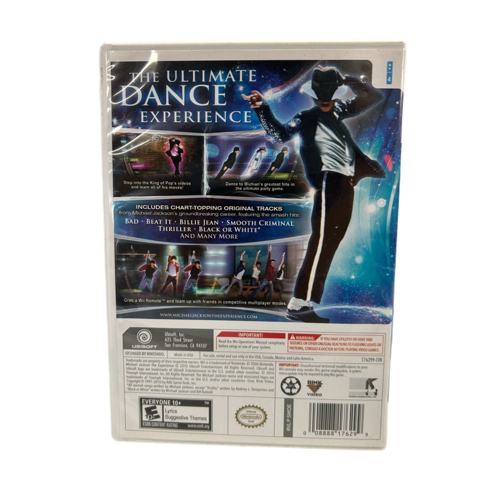 Michael Jackson The Experience Nintendo Wii Game E Ubisoft 10+ 2010 CIB Manual | Finer Things Resale