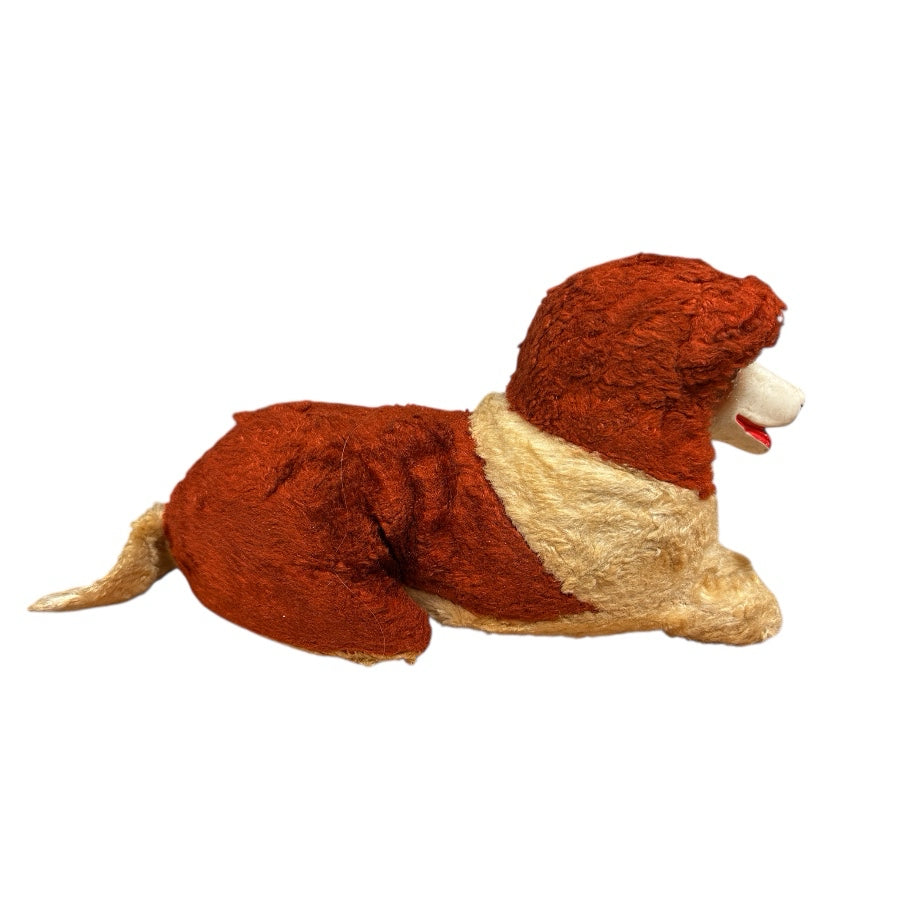 Vintage 1950's Rubber Face Plush Collie Dog Japan Era Stuffed Animal Mid Century | Finer Things Resale
