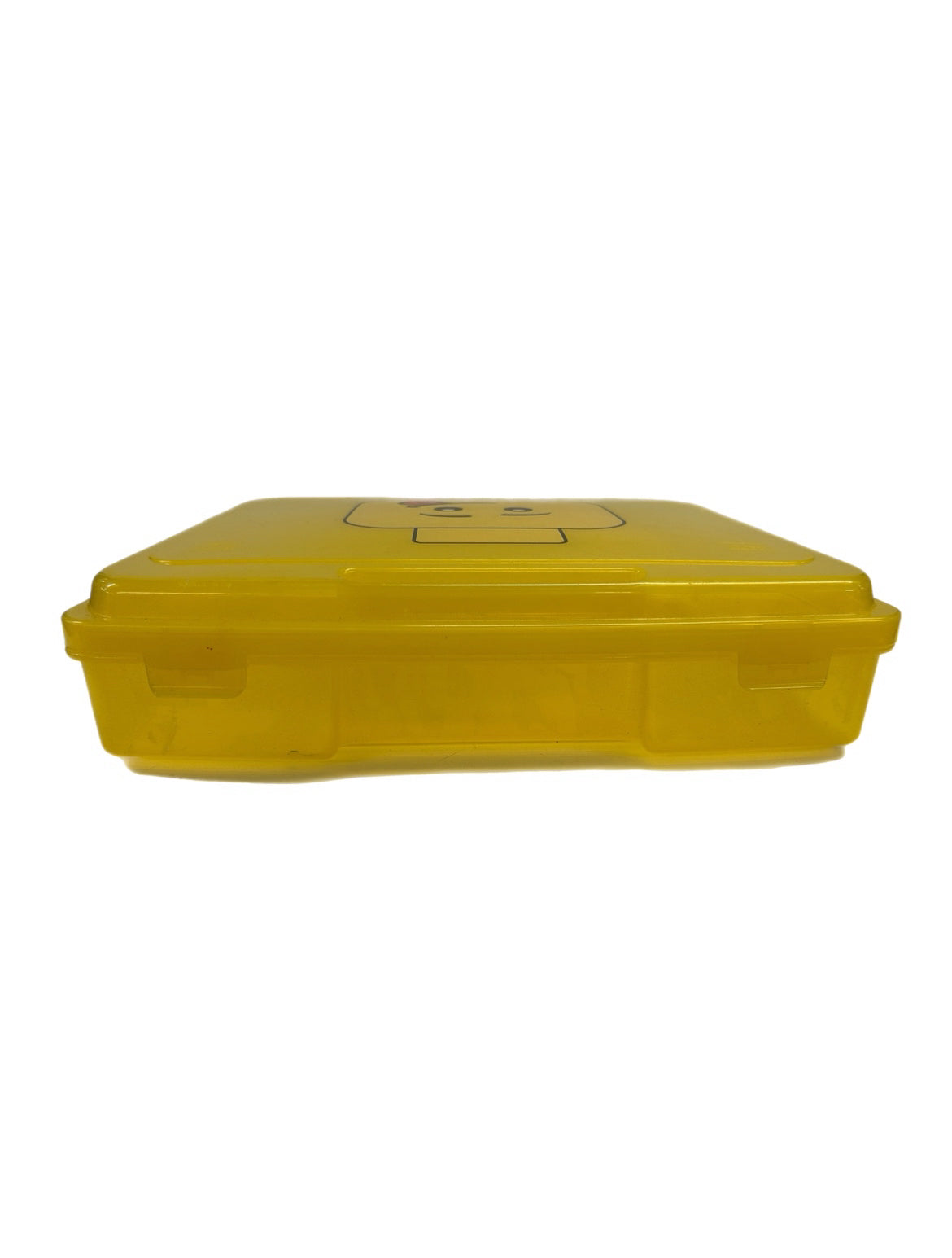 LEGO  Yellow Storage Case Bin with Minifigure Face Lid Organizer Toy Box | Finer Things Resale