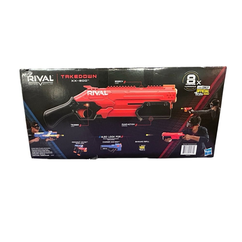 Nerf Rival Takedown XX-800 Blaster Pump Action Team Red BRAND NEW! | Finer Things Resale