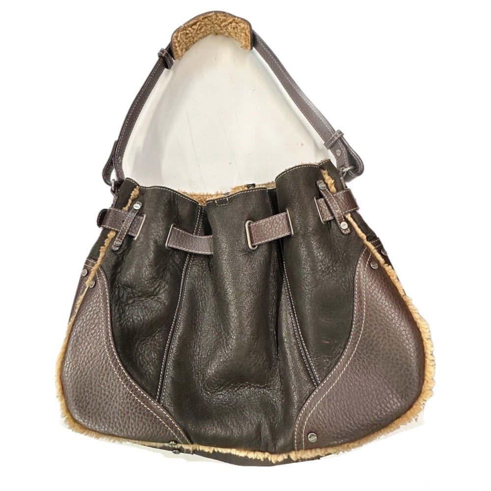 UGG Australia Sheepskin Shearlng Suedo Hobo Purse Bag | Finer Things Resale