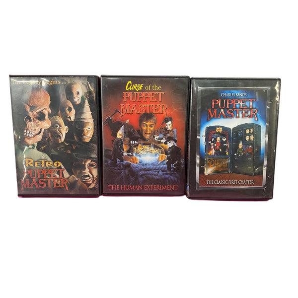 Puppet Master-Curse of the Puppet Master-Retro Puppet Master 3pc DVD set | Finer Things Resale