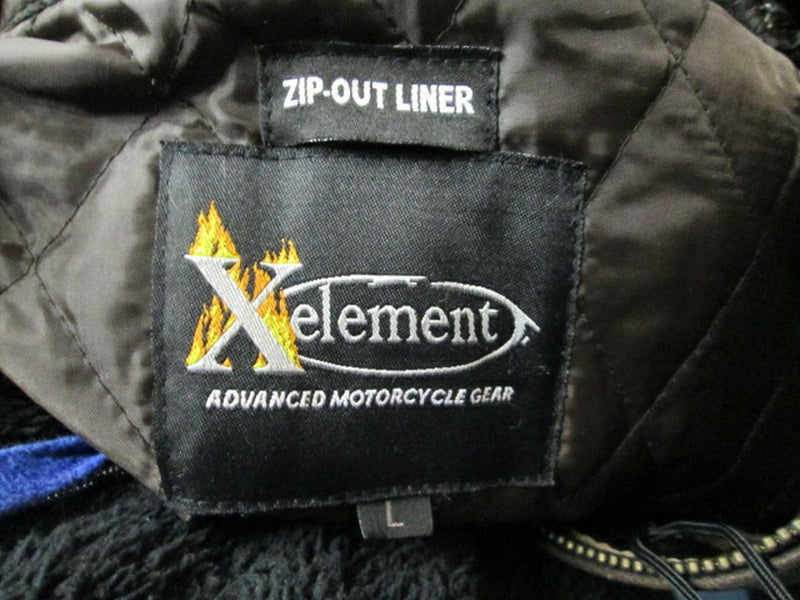 Xelement Retro Live to Ride leather motorcycle jacket SIZE LARGE | Finer Things Resale