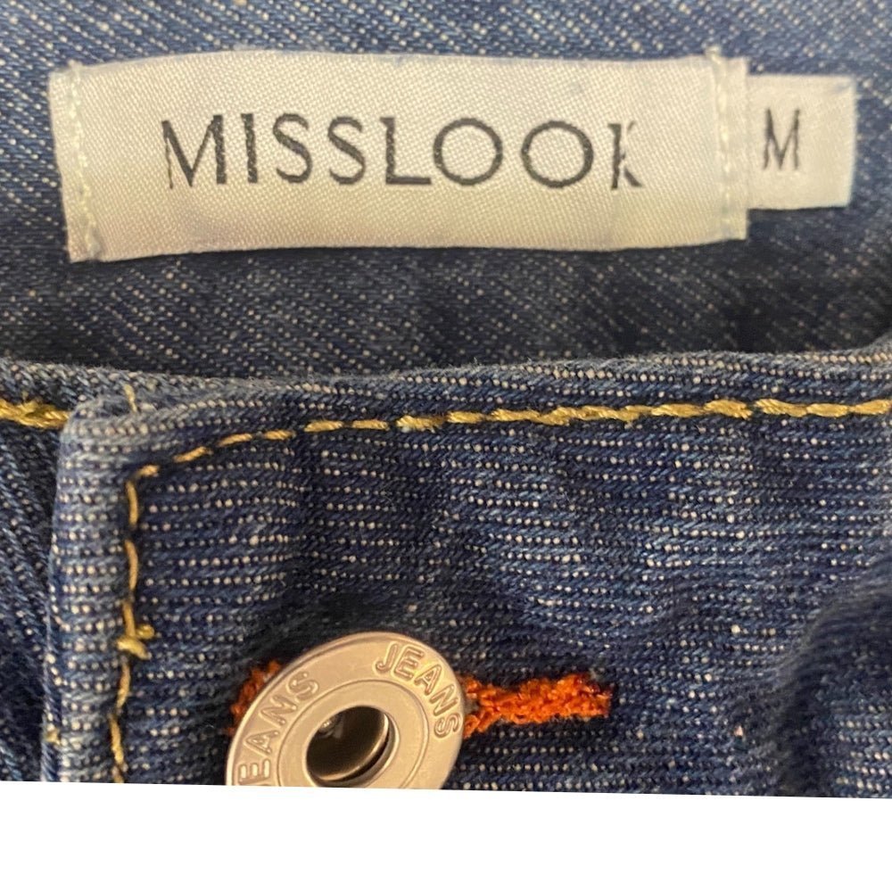 Misslook High Waist cut-off denim shorts SIZE MEDIUM NWOT | Finer Things Resale