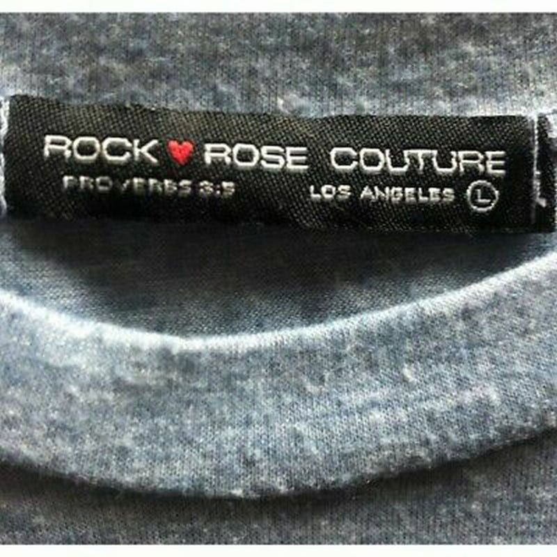Rock Rose Couture "Kinda Bad Kinda Boujee" short sleeve t-shirt SIZE LARGE | Finer Things Resale