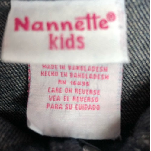 Nannette Kids flower embellished denim jean jacket SIZE 3T | Finer Things Resale