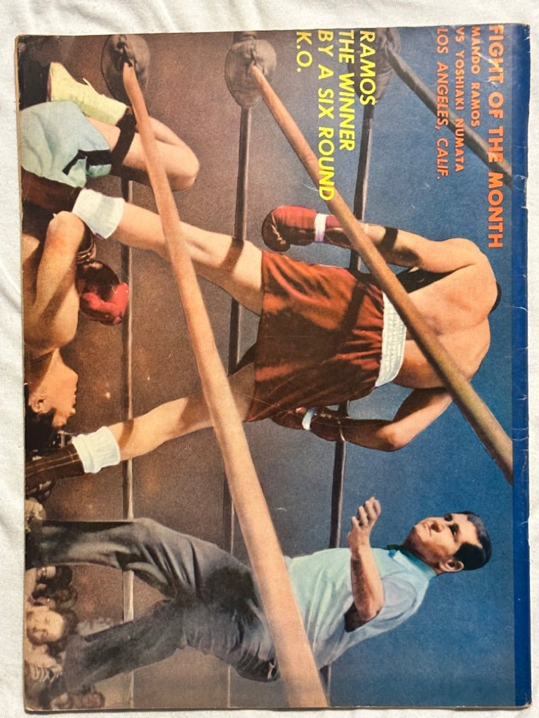 Boxing Illustrated Magazine Napoles vs Griffith Jack Johnson Jan 1970 Vintage | Finer Things Resale