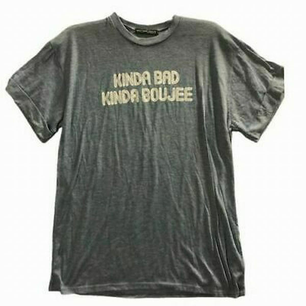 Rock Rose Couture "Kinda Bad Kinda Boujee" short sleeve t-shirt SIZE LARGE | Finer Things Resale