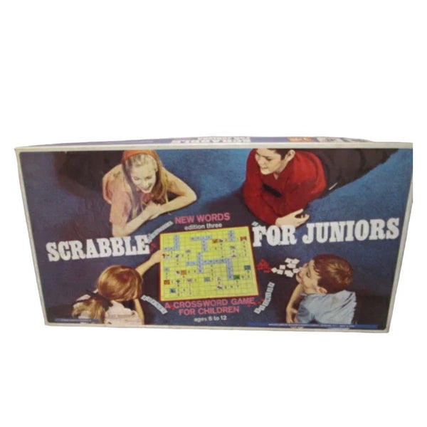Scrabble for Juniors Crossword Board Game VINTAGE 1968 | Finer Things Resale