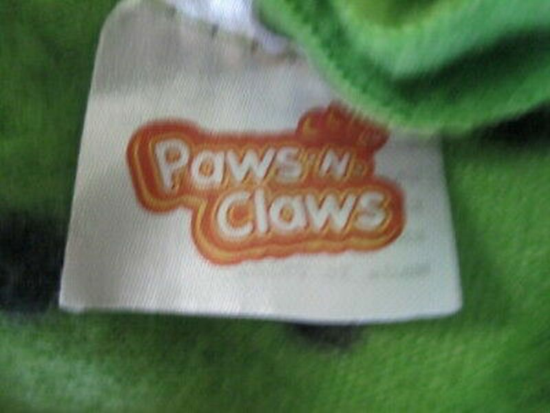 Paws & Claws print fleece hoodie shirt jacket SIZE SMALL | Finer Things Resale