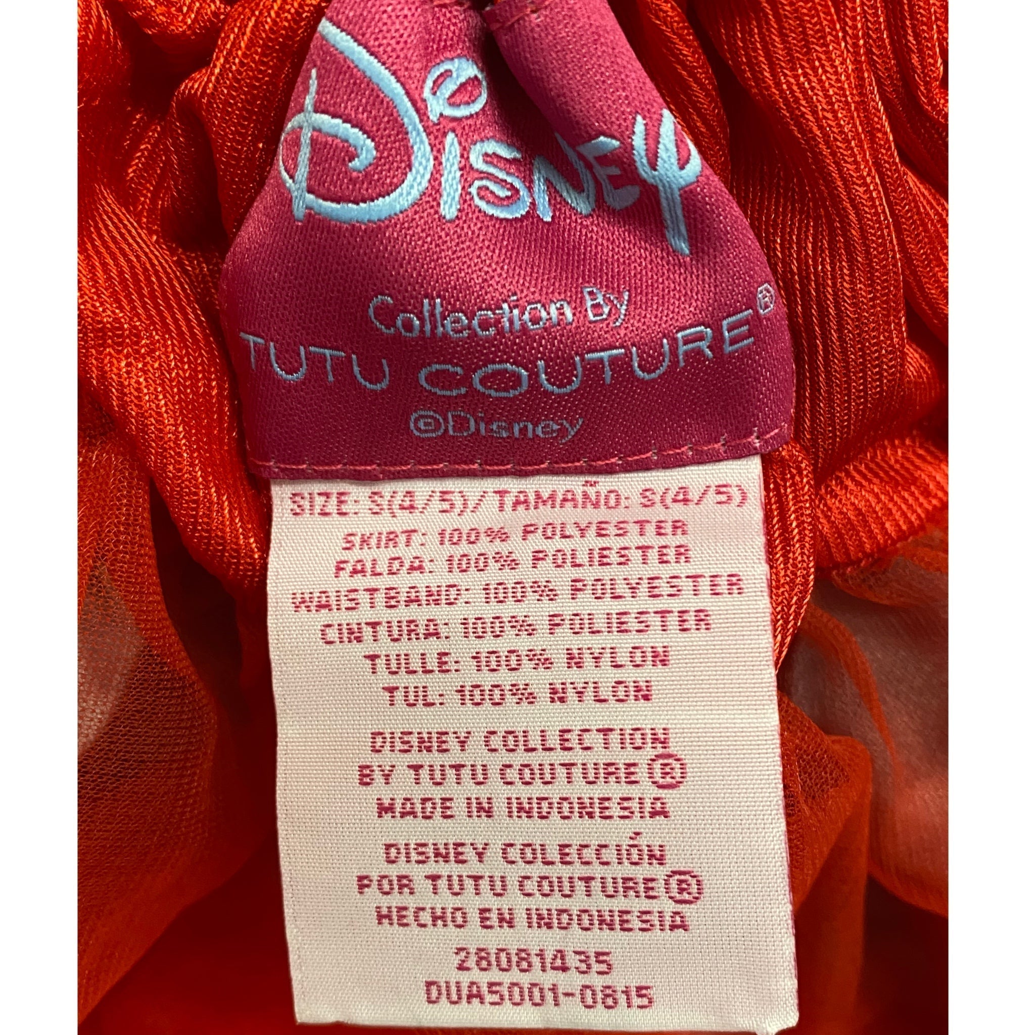 Disney Collection by Tutu Couture Minnie Mouse print skirt SIZE SMALL 4/5 | Finer Things Resale