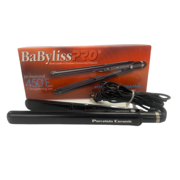 BaByliss Pro Professional 1" Porcelain Ceramic Straightening Iron | Finer Things Resale