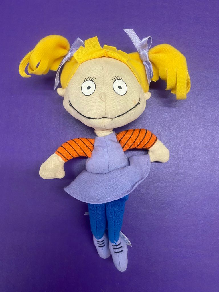 Applause Nickelodeon Rugrats Angelica 7" plush toy 1997 VINTAGE | Finer Things Resale