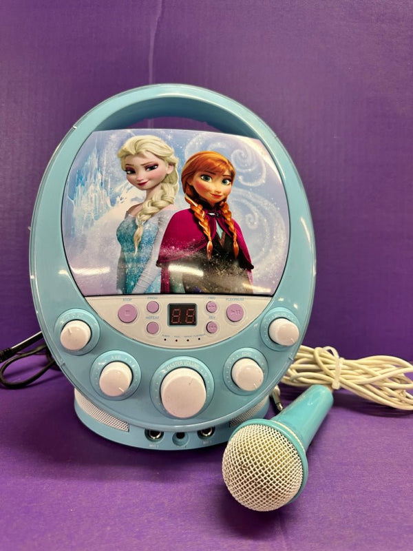 Disney Frozen Elsa & Anna Fantastical Karaoke machine with 2 CD's | Finer Things Resale