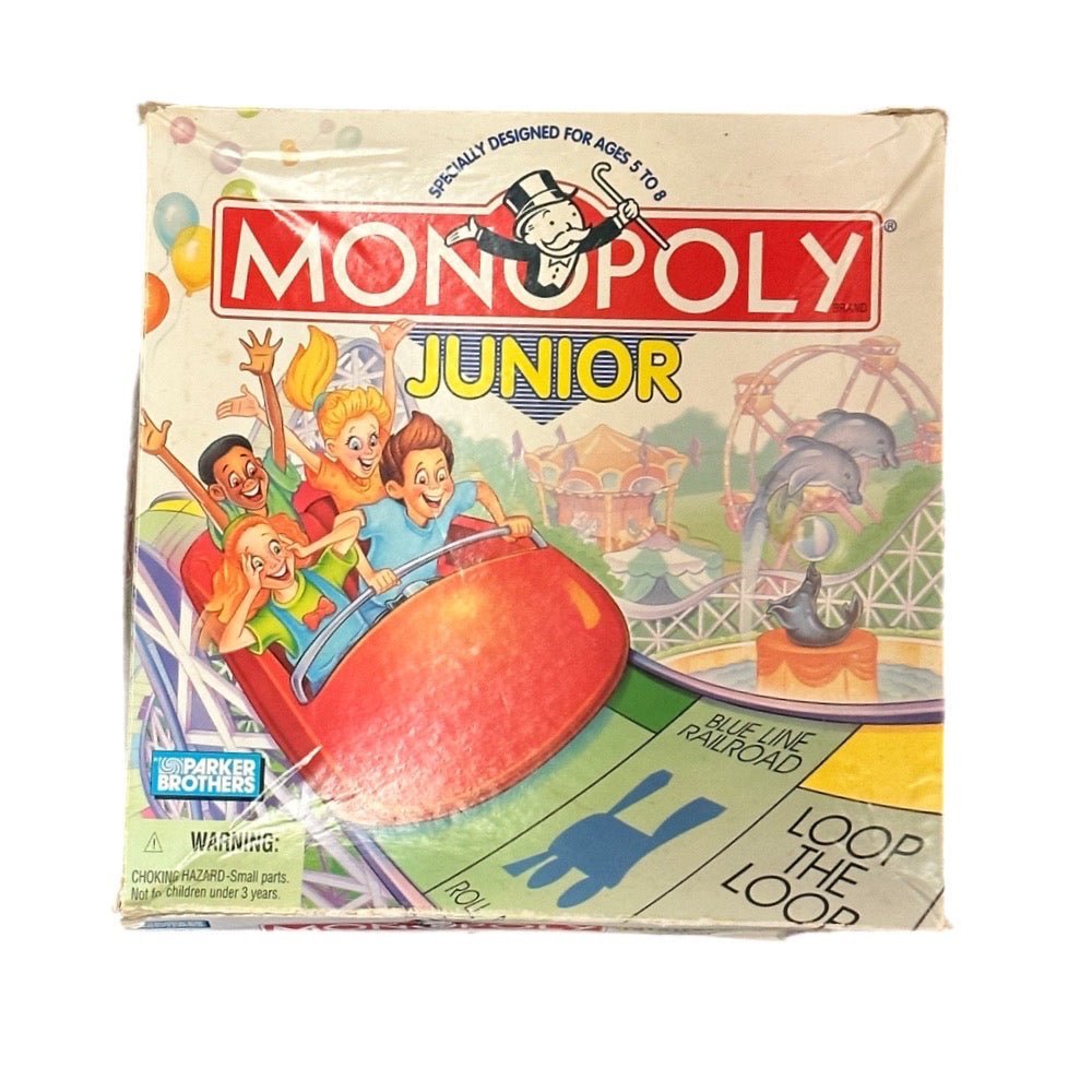 Parker Brothers Monopoly Junior REPLACEMENT game board 1996 | Finer Things Resale