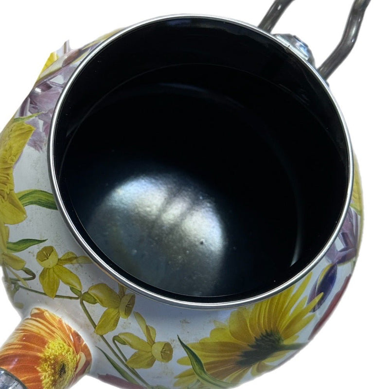 The Pioneer Woman Flower Garden Enamel Tea Kettle Teapot RETIRED! | Finer Things Resale