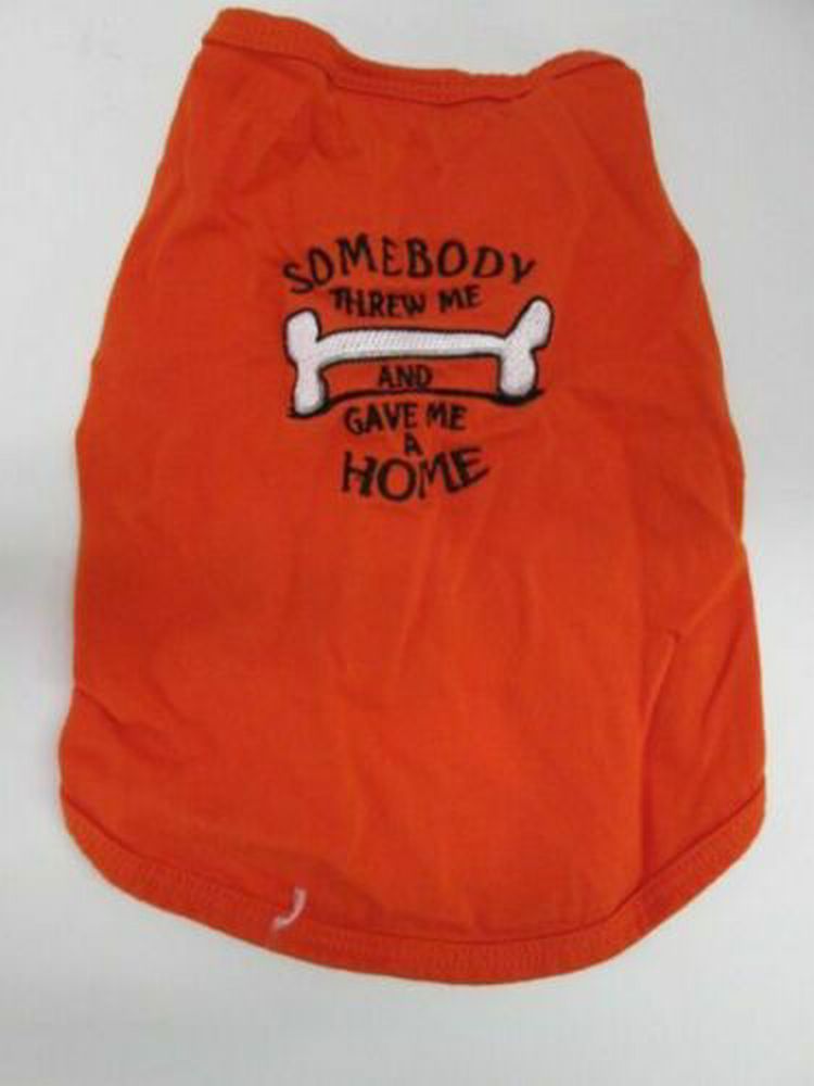 A Dog's Life "Somebody Threw Me a Bone and Gave Me a Home" shirt SIZE SMALL | Finer Things Resale