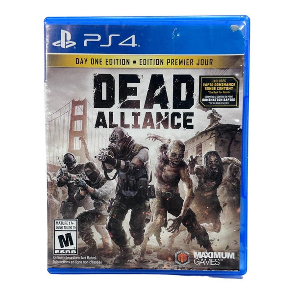 Dead Alliance Day One Edition Playstation 4 PS4 game 2017 Rated m 17+ | Finer Things Resale