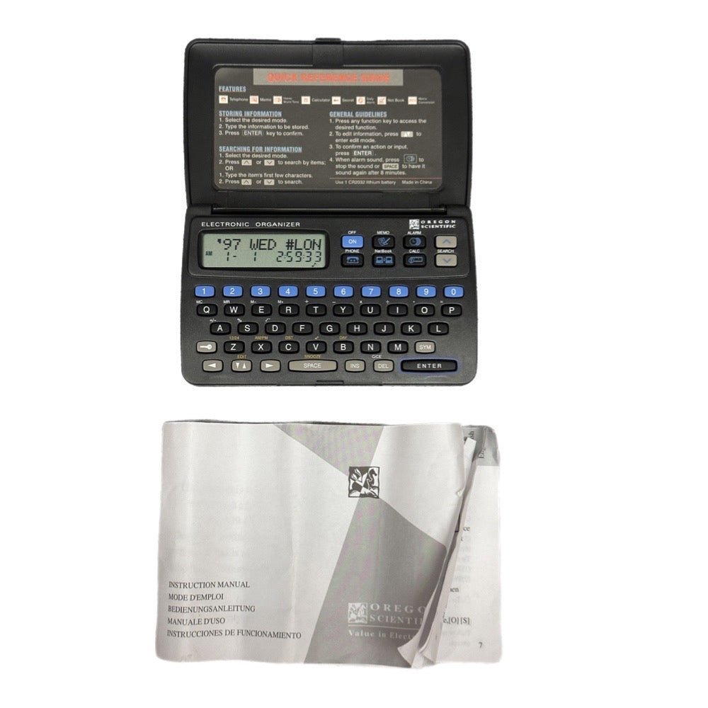 Oregon Scientific Electronic Organizer DB-133 1990's VINTAGE