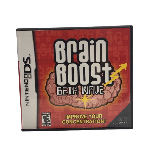 Brain Boost Beta Wave Improve Your Concentration Nintendo DS game 2006 | Finer Things Resale