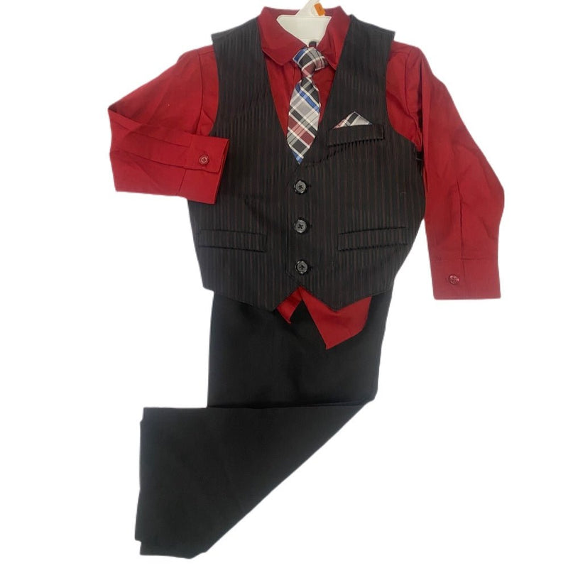 Holiday Editions 4pc long sleeve suit outfit SIZE 2T NWT! | Finer Things Resale