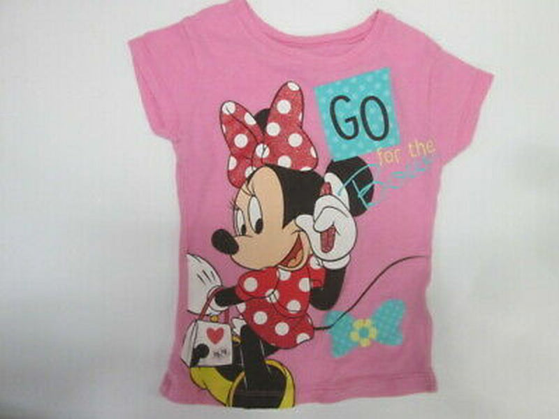 Disney Minnie Mouse "go for the Bow" short sleeve print t-shirt SIZE 4 | Finer Things Resale