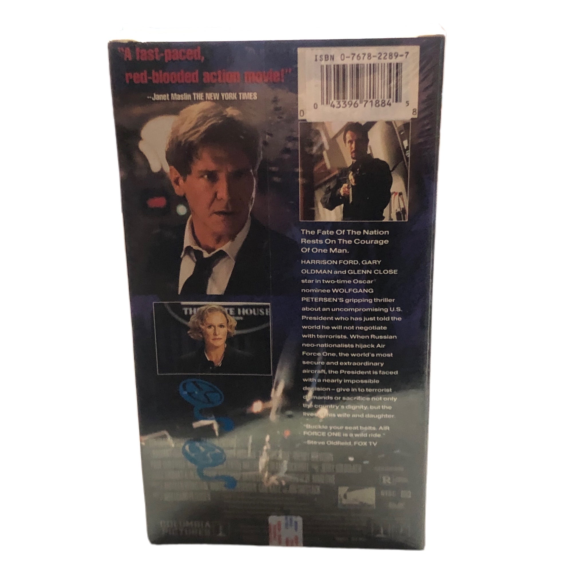 Air Force One VHS movie tape Harrison Ford Glenn Close NEW SEALED! | Finer Things Resale